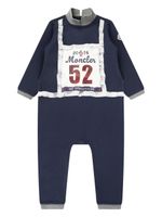 Moncler Enfant Ski Competition cotton romper - Bleu