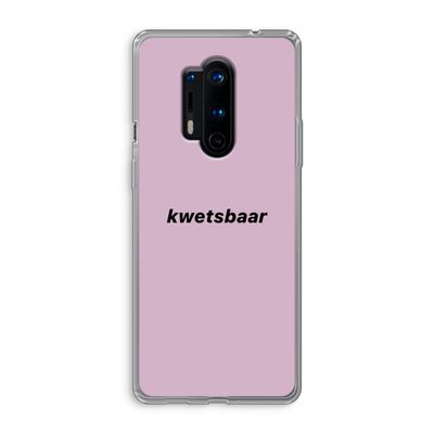 kwetsbaar: OnePlus 8 Pro Transparant Hoesje