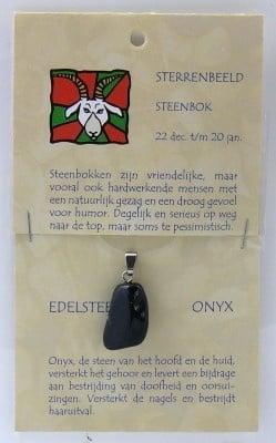 Steengoed Sterrenbeeldsteen hanger steenbok 1 Stuks Steengoed Sterrenbeeldsteen hanger steenbok 1 Stuks