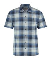 Royal Robbins Redwood Plaid S/S Shirt Heren Chicory Blue Pismo Pld XXL