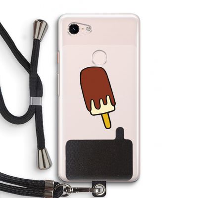 Frisco: Pixel 3 Transparant Hoesje met koord