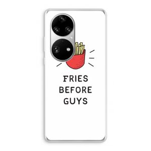 Fries before guys: Huawei P50 Pro Transparant Hoesje