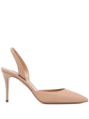 Aquazzura escarpins So Nude 85 mm - Marron
