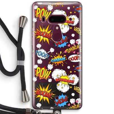 Pow Smack: HTC U12+ Transparant Hoesje met koord