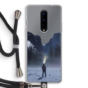 Wanderlust: OnePlus 8 Transparant Hoesje met koord