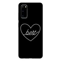 Best heart black: Samsung Galaxy S20 Tough Case