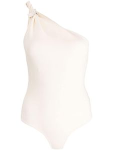 Galvan body Leticia à design asymétrique une épaule - Blanc