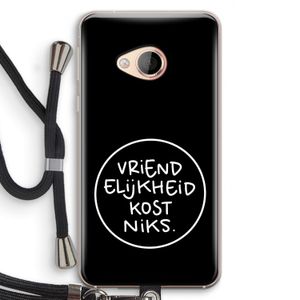 Vriendelijkheid: HTC U Play Transparant Hoesje met koord