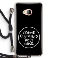 Vriendelijkheid: HTC U Play Transparant Hoesje met koord