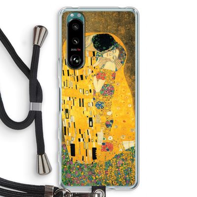 Der Kuss: Sony Xperia 5 III Transparant Hoesje met koord