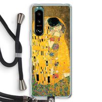 Der Kuss: Sony Xperia 5 III Transparant Hoesje met koord