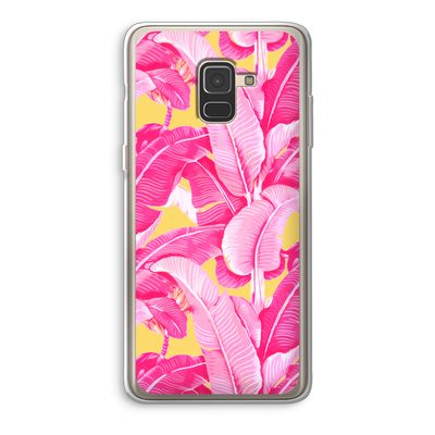 Pink Banana: Samsung Galaxy A8 (2018) Transparant Hoesje
