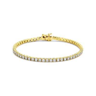 14k Gouden Tennisarmband 4.00ct Lab Grown Diamant - 17,5 cm, 3 mm