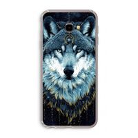 Darkness Wolf: Samsung Galaxy J4 Plus Transparant Hoesje
