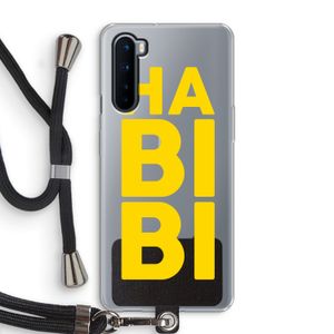 Habibi Majorelle : OnePlus Nord Transparant Hoesje met koord