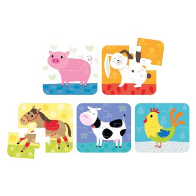 Banana Panda - on-the-go puzzel dieren - 16st.