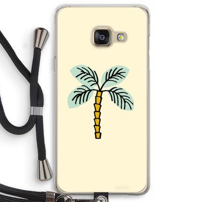 Palmboom: Samsung Galaxy A3 (2016) Transparant Hoesje met koord