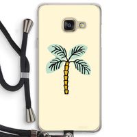 Palmboom: Samsung Galaxy A3 (2016) Transparant Hoesje met koord