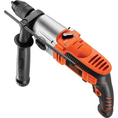 BLACK+DECKER KR8542K 850W Klopboormachine in koffer | Zijhandgreep | Dieptestop | Koffer - KR8542K-QS