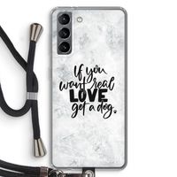 Partner in crime: Samsung Galaxy S21 Transparant Hoesje met koord