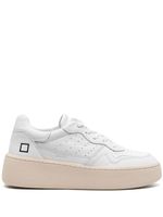 D.A.T.E. baskets en cuir Step à plateforme - Blanc - thumbnail