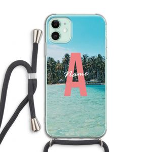 Pacific Dream: iPhone 11 Transparant Hoesje met koord