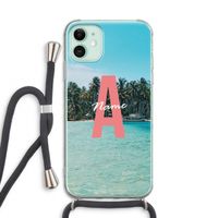 Pacific Dream: iPhone 11 Transparant Hoesje met koord