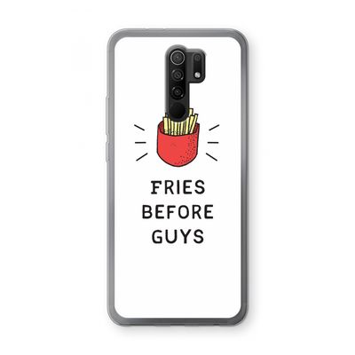 Fries before guys: Xiaomi Redmi 9 Transparant Hoesje