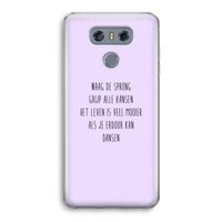 Sprong: LG G6 Transparant Hoesje