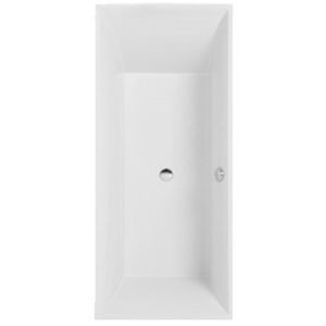 Villeroy & Boch Squaro bad quaryl rechthoekig 168.4x74.4x50cm Slim Line met poten wit UBQ170SQS2V-01