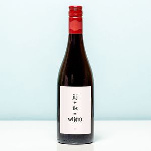 Wijnfles Jij Ik Wij(n) - Rood (Merlot)