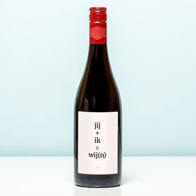 Wijnfles Jij Ik Wij(n) - Rood (Merlot)