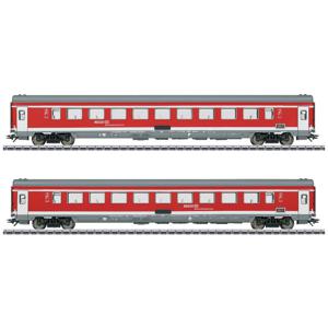 Märklin 42989 H0 set van 2 personenrijtuigen van de München-Nürnberg Express van de DB-AG