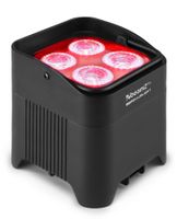 BeamZ BBP54 accu Uplighter met 4x 12W LED&apos;s - Waterdicht (IP65) - thumbnail