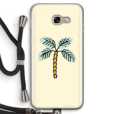 Palmboom: Samsung Galaxy A5 (2017) Transparant Hoesje met koord