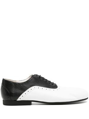 Comme des Garçons Homme Plus derbies bicolores en cuir - Noir