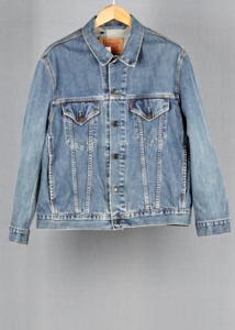 Levi&apos;s Blue vintage denim jacket in size L for Unisex