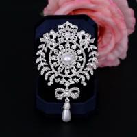 2 PC'S kroon broche parel vlinder omzoomd broche (Splinter)