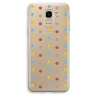 Bollen: Samsung Galaxy J6 (2018) Transparant Hoesje - thumbnail