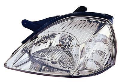 Koplamp links H4 enkel vanaf 2002 , Witte Knipperlicht inclusief MOTOR 8316963