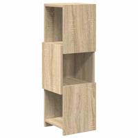 Hoekkast Wit 25,5x25x80cm Bewerkt hout