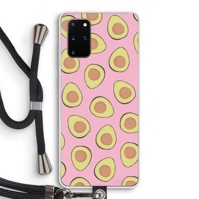Dancing avocados: Samsung Galaxy S20 Plus Transparant Hoesje met koord