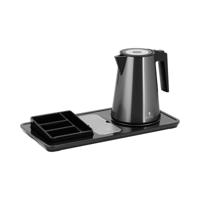 Waterkoker - koffie- en theestation - 1.2 L - 1800 W - zwart - Royal Catering