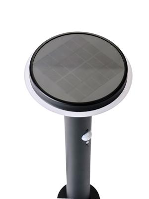 Solar stake light RVS 75-600 lm ww motion sensor I - Lumineo