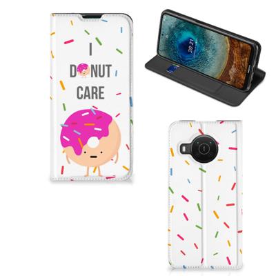 Nokia X20 | X10 | Flip Style Cover | Donut Roze