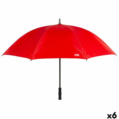 Paraplu Aktive Rood Ø 150 cm 150 x 96 x 150 cm (6 Stuks)