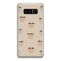 Morning coffee: Samsung Galaxy Note 8 Transparant Hoesje Morning coffee: Samsung Galaxy Note 8 Transparant Hoesje