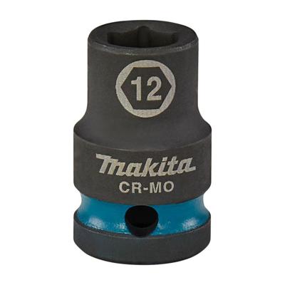 Makita E-16081 Impact Black Krachtdop 1/2" kort | 12 mm