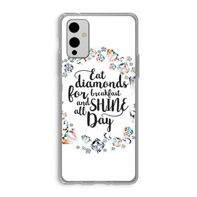 Diamonds: OnePlus 9 Transparant Hoesje