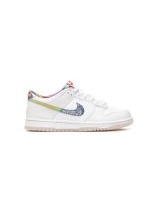 Nike Kids Dunk Low "Multi Color Paisley" sneakers - Blanc